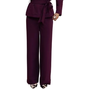 Studio Anneloes Luz twill trousers dames broek paars (Maat: S) - Effen
