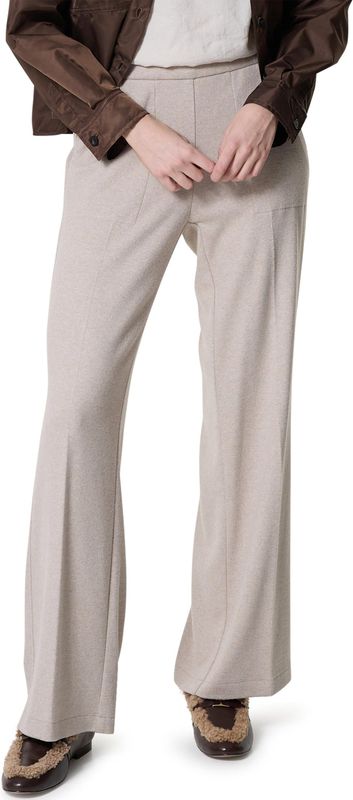 Cambio - Ava Utility Wide Broek - Beige - Dames