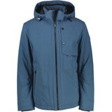 Lerros - Outdoorjack - Storm Blue - Heren Blouson in Structuurlook