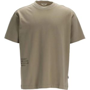 Chasin' T-shirt groen (Maat: L) - Effen - Halslijn: Ronde hals,
