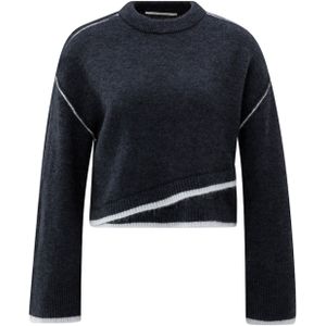 YAYA - 01-000519-510 - Pullover - Midden Grijs