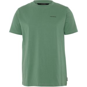 Airforce T-shirt groen (Maat: M) - Tekst - Halslijn: Ronde hals,
