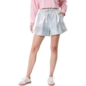 Co'Couture PhoebeCC Crackle Shorts zilver (Maat: S)