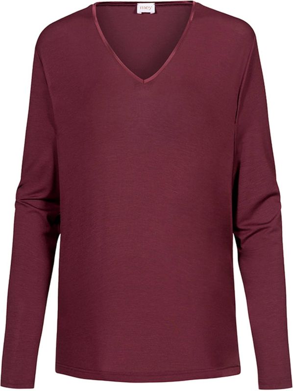 mey - Pure Chic - T-shirt Lange Mouw - Boysenberry