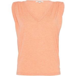 Garcia T-shirt oranje (Maat: L) - Effen - Halslijn: V-hals,