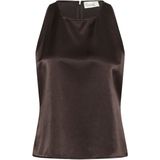 My Essential Wardrobe - Top korte mouw - Donker bruin - 10705226 ESTELLE