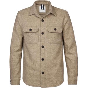 Profuomo Overshirt beige (Maat: XL)