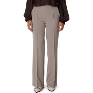 Cambio - Pantalon 'Ava' - Taupe - Wide Leg - Mid Waist