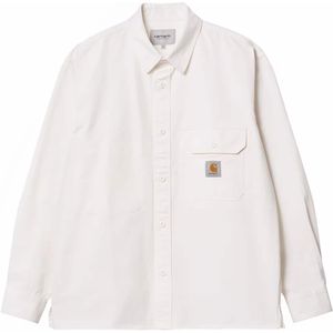 Carhartt WIP Overhemd lange mouw wit (Maat: M) - Effen