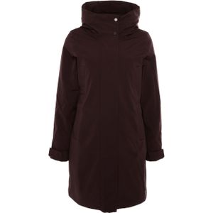 Elvine Womens Eline Lange jas (Dames |bruin |waterdicht)