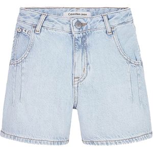 Calvin Klein BARREL POWDER BLUE DENIM korte broek blauw (Maat: 128)