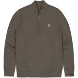 Butcher of Blue - Clifden Halfzip - Bruin - Tricot