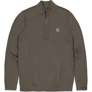 Butcher of Blue - Clifden Halfzip - Bruin - Tricot