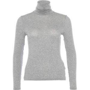 Oroblu - Perfect Line - Turtle Neck Long Sleeve - Grey Melange
