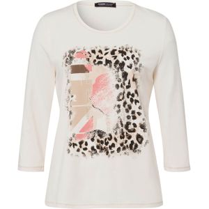 Frank Walder Longsleeve ecru (Maat: 38) - Fotoprint - Halslijn: Ronde hals,