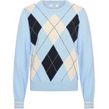 HV Society - HVSLeonora - Pullover - Blauw - Ruit