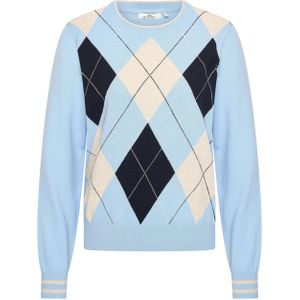 HV Society - HVSLeonora - Pullover - Blauw - Ruit