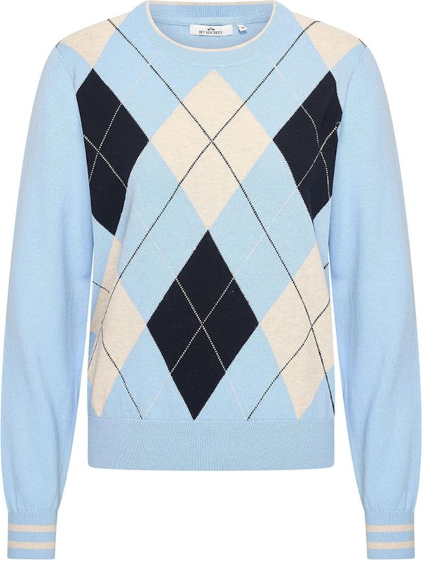 HV Society - HVSLeonora - Pullover - Blauw - Ruit