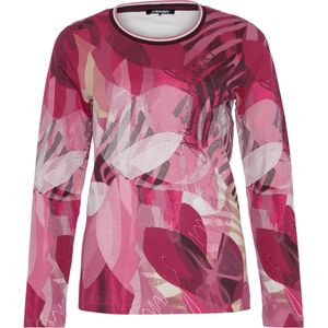 Olsen Longsleeve bordeaux (Maat: 36) - Halslijn: Ronde hals,