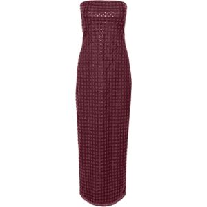 ROTATE Jurk rood (Maat: 34) - Halslijn: Strapless,