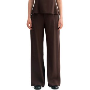 Ahlvar Gallery Mila broek bruin (Maat: XL) - Effen