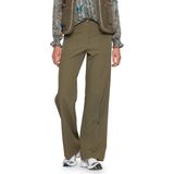 Geisha Wide leg broek groen (Maat: S) - Effen