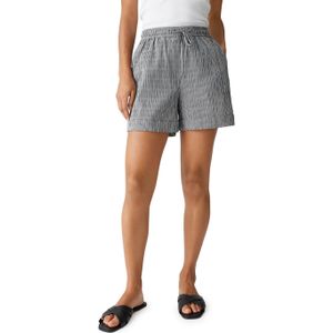 OPUS Broek 'Melane'  nachtblauw / wit