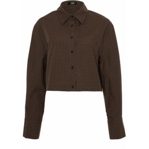 ELEH Dames blouse groen (Maat: 36) - Halslijn: Polokraag,