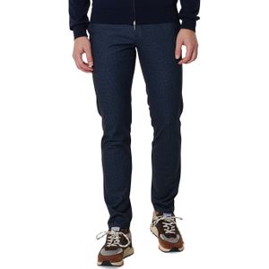 Gardeur Flatfront Tapered Fit broek blauw (Maat: 32-30)