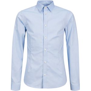 Jack & Jones Overhemd lange mouw blauw (Maat: 152) - Effen
