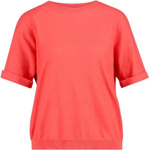 Expresso T-shirt rood (Maat: XL) - Effen - Halslijn: Ronde hals,