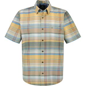 Lerros Overhemd korte mouw oranje (Maat: XL) - Ruit