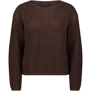 Betty Barclay - Gebreide Trui - Bruin - Pailletten - Dames