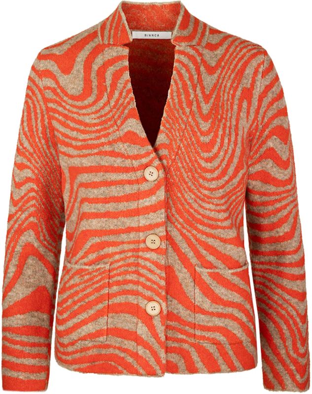 Bianca - Trui - Rood - V-hals