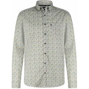 State of Art - Overhemd - Groen - Allover Print - Regular Fit