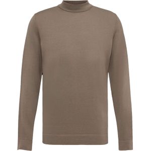 Drykorn Heren trui bruin (Maat: XL) - Effen - Halslijn: Ronde hals,