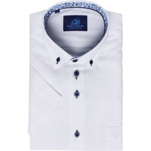Eden Valley Overhemd korte mouw wit (Maat: XL) - Effen