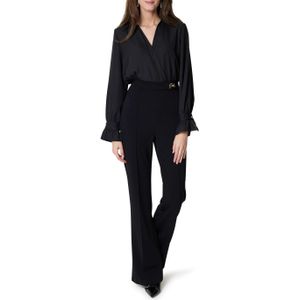 Rinascimento Tuta  jumpsuit zwart (Maat: XS) - Effen - Halslijn: V-hals,