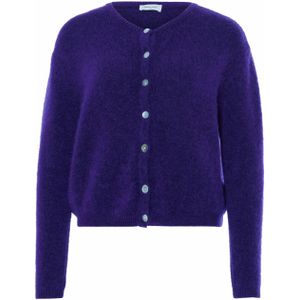 American Vintage Dames vest paars (Maat: S) - Halslijn: Ronde hals,