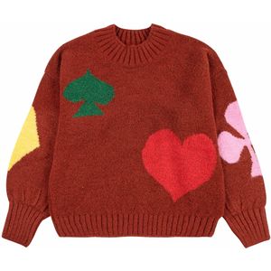 Bobo Choses Trui bruin (Maat: 92) - Halslijn: Ronde hals,