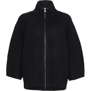 FFC Fashion Vest zwart (Maat: S) - Halslijn: Opstaande kraag,