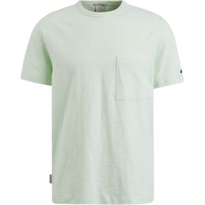 Cast Iron T-shirt groen (Maat: 2XL) - Effen - Halslijn: Ronde hals,
