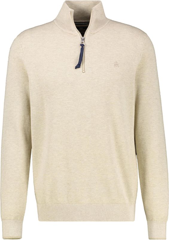 Lerros - Schipperstrui - Tender Beige Melange - Gebreide Troyer - Heren