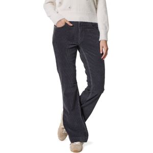 Para Mi Jade - Vintage Corduroy - 633 - Kha dames broek grijs (Maat: 40-32) - Effen