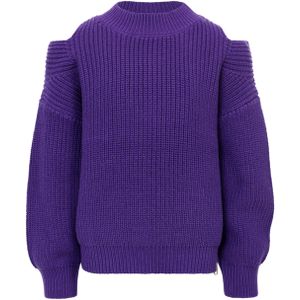 Looxs 10Sixteen Trui paars (Maat: 152) - Effen - Halslijn: Opstaande kraag,