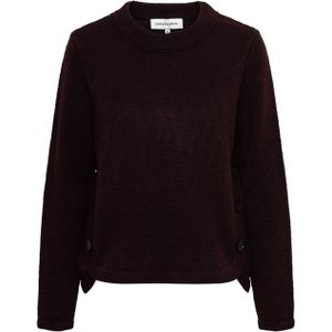 &Co Woman Dames trui paars (Maat: XL) - Effen - Halslijn: Ronde hals,