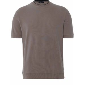 Herno T-shirt beige (Maat: 56) - Effen - Halslijn: Ronde hals,