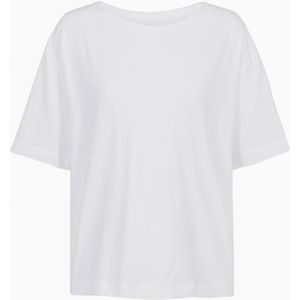 Mey T-shirt wit (Maat: L) - Effen - Halslijn: Ronde hals,