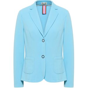 Barbara Lebek Blazer blauw (Maat: 50) - Effen