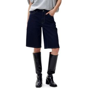 Catwalk  Junkie Loose fit jorts korte broek blauw (Maat: 27) - Effen